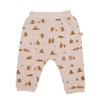 Baby Cozy Bear Joggers Red Caribou