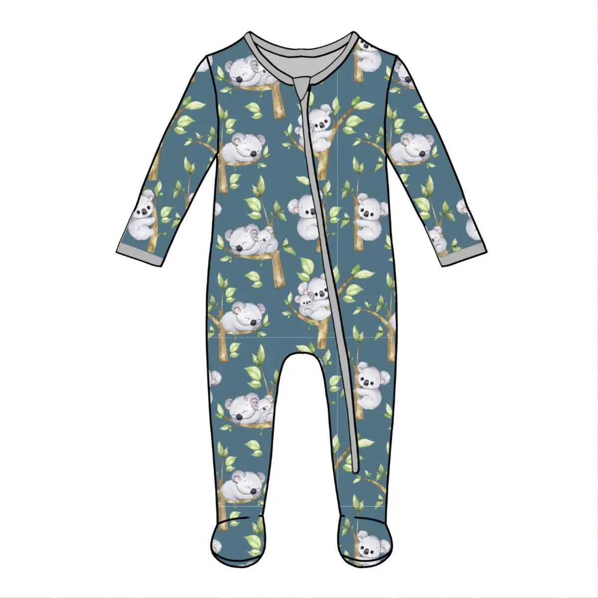 Baby Kool Koala Footie Pajamas BESTAROO