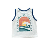 Baby Happiness Comes in Waves Tank Top Babysprouts