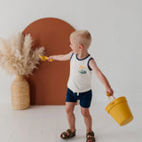 Baby Happiness Comes in Waves Tank Top Babysprouts