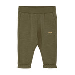 Baby Heather Green Joggers Minymo