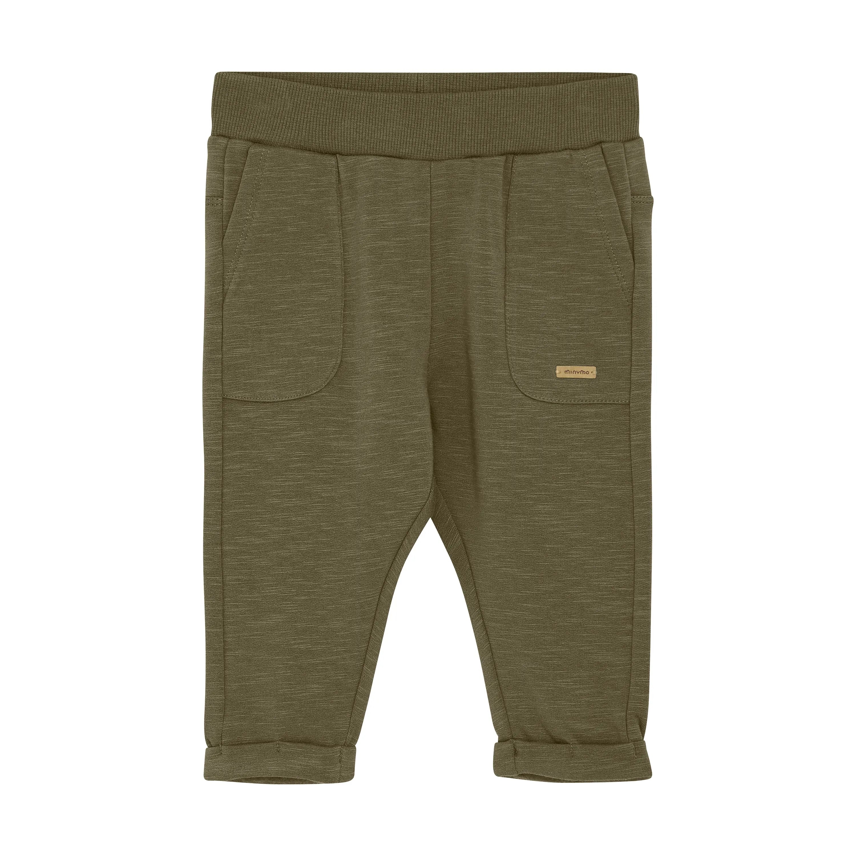 Baby Heather Green Joggers Minymo