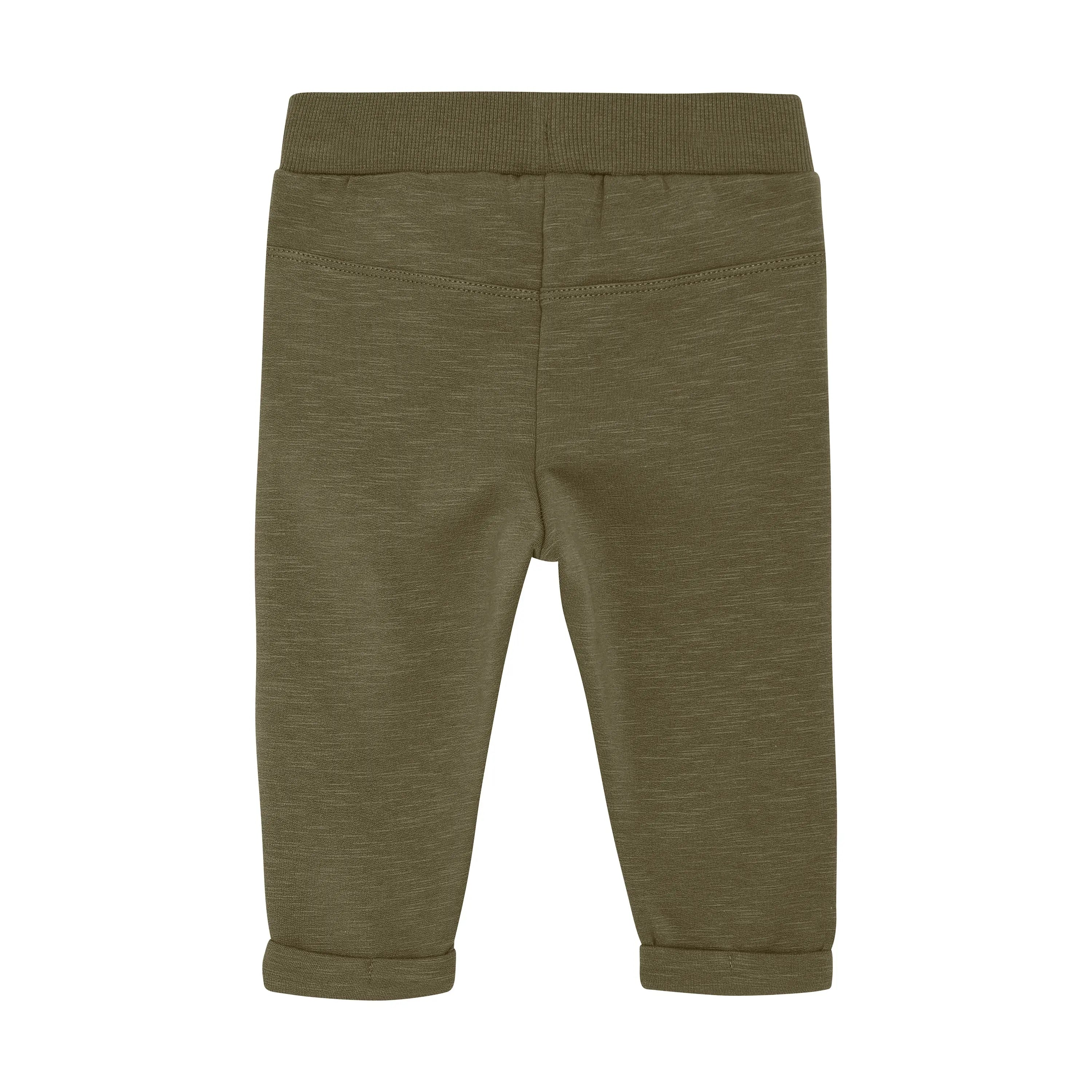 Baby Heather Green Joggers Minymo