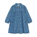 Toddler Denim Hearts Dress Minymo