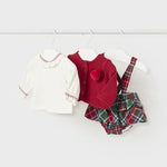 Baby Cherry Ruffled Pants Set mayoral