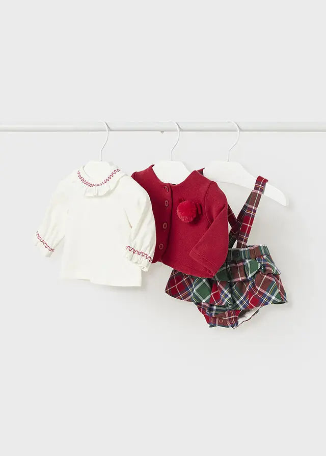 Baby Cherry Ruffled Pants Set mayoral