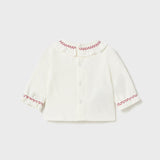 Baby Cherry Ruffled Pants Set mayoral