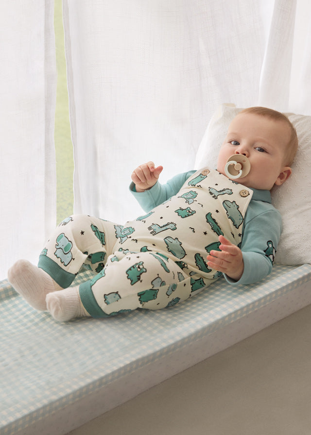 Baby Fleece Overall Set