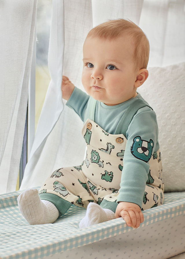 Baby Fleece Overall Set