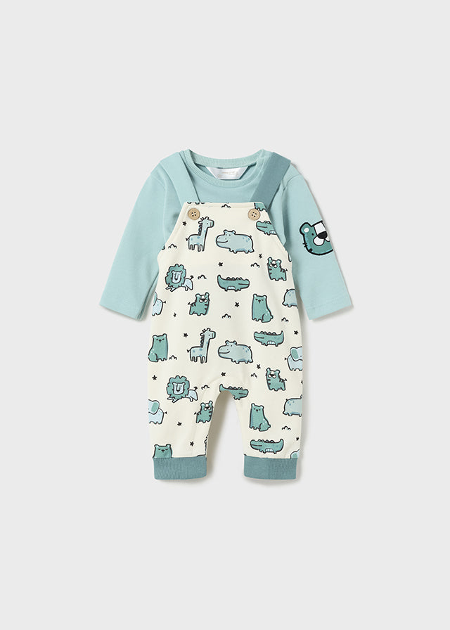 Baby Fleece Overall Set