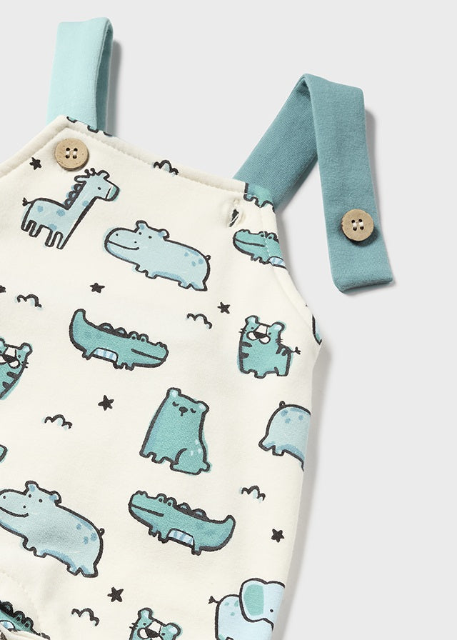 Baby Fleece Overall Set