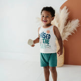 Baby Harem Shorts in Sea Pine Babysprouts