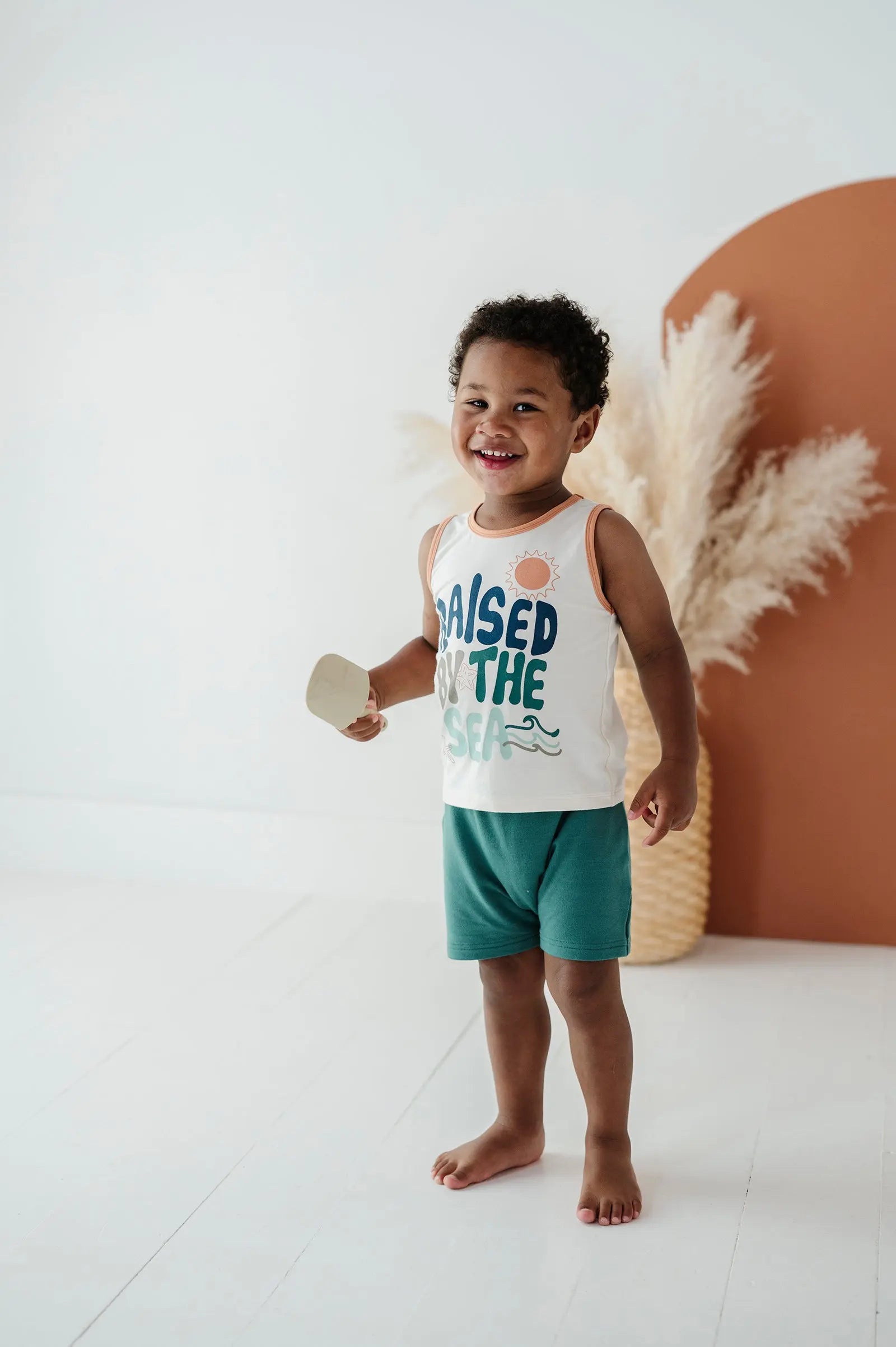 Baby Harem Shorts in Sea Pine Babysprouts