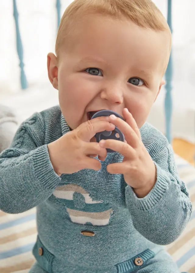 Baby Hefalump Tricot Romper mayoral