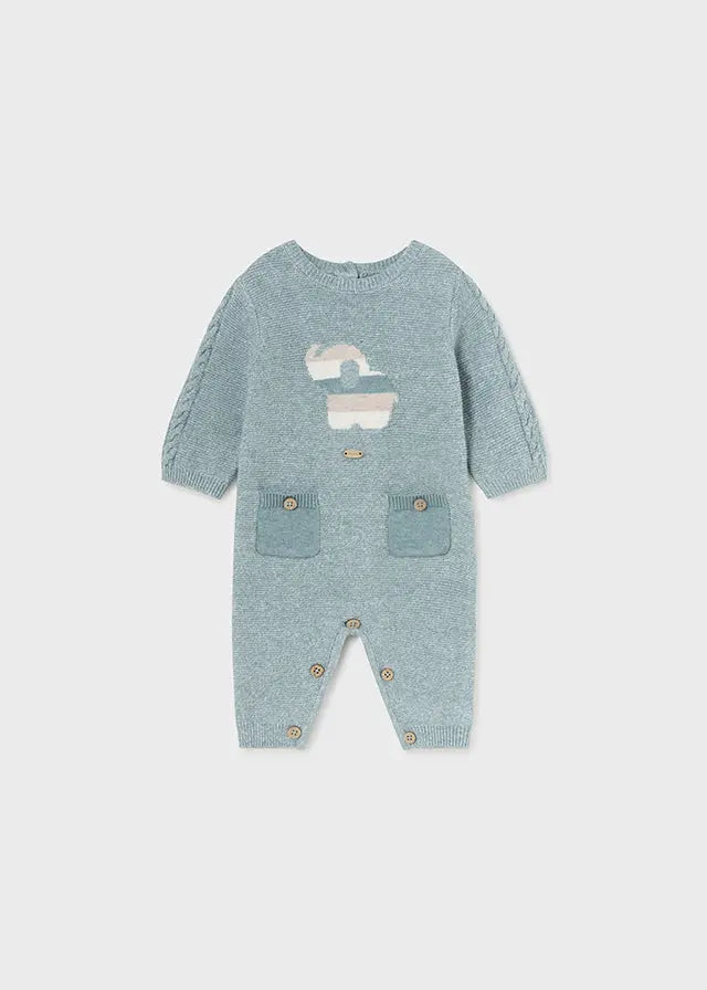 Baby Hefalump Tricot Romper mayoral