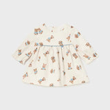 Baby Bunny and Beary Cute Dress mayoral