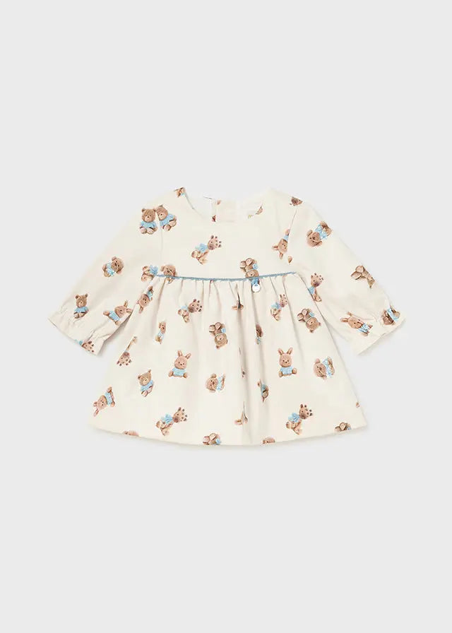Baby Bunny and Beary Cute Dress mayoral