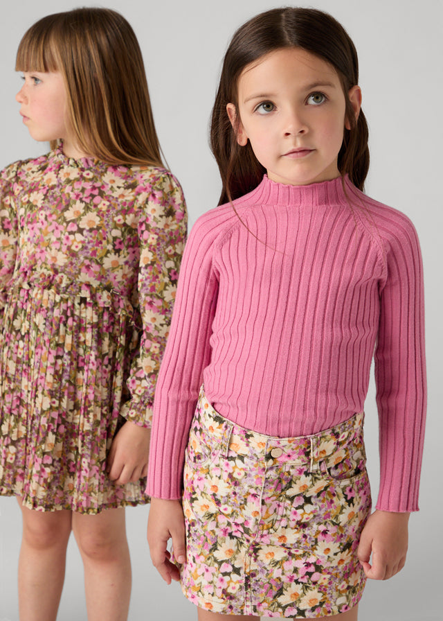 Toddler Ribbed Mockneck Sweater