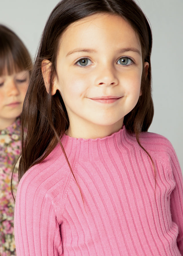 Toddler Ribbed Mockneck Sweater