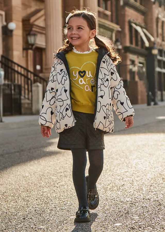 Toddler Leather Quilted Shorts mayoral