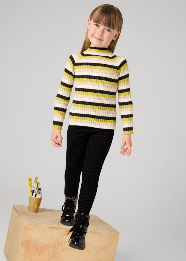 Toddler Pen Prick Black Leggings