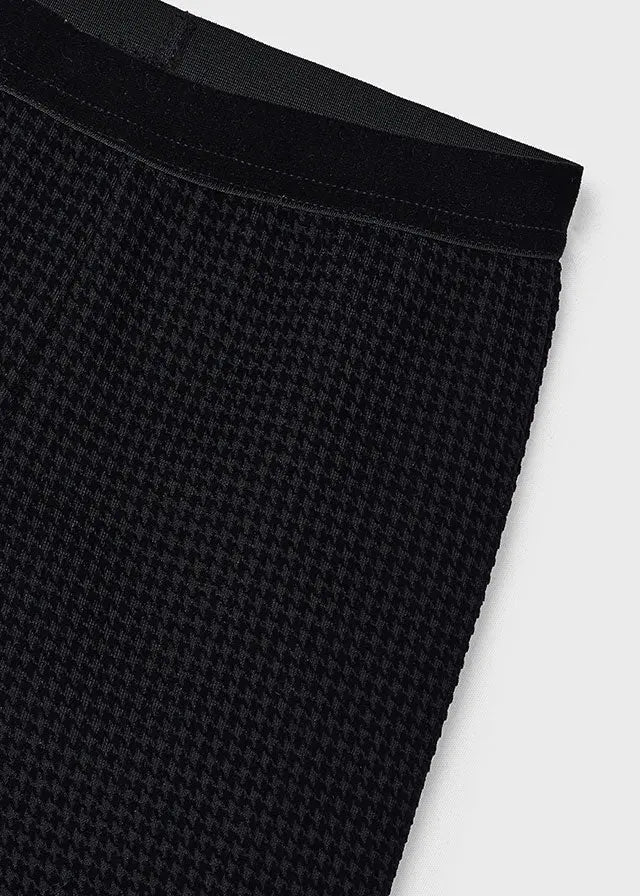 Toddler Pen Prick Black Leggings mayoral