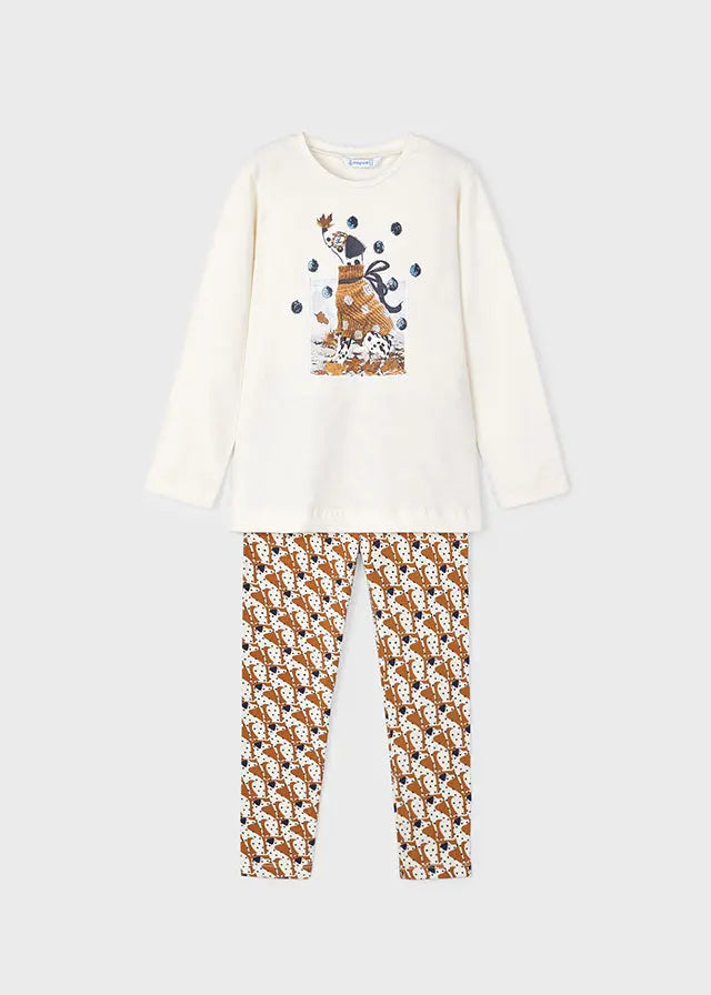 Toddler Fall Leaves Legging Set mayoral