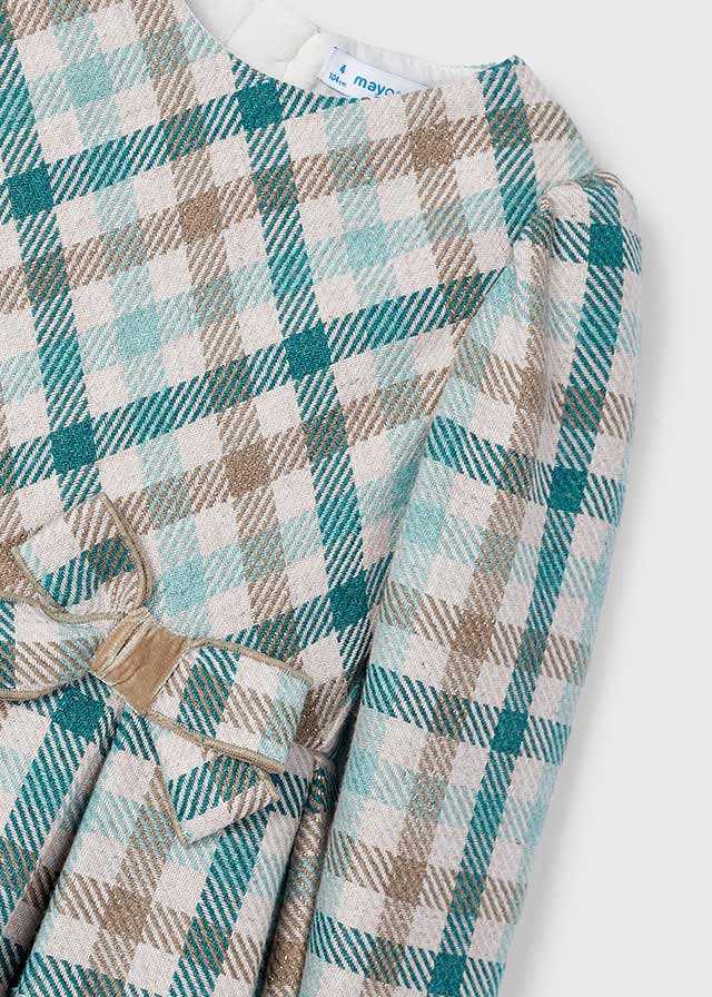 Toddler Holly Jolly Plaid Dress mayoral