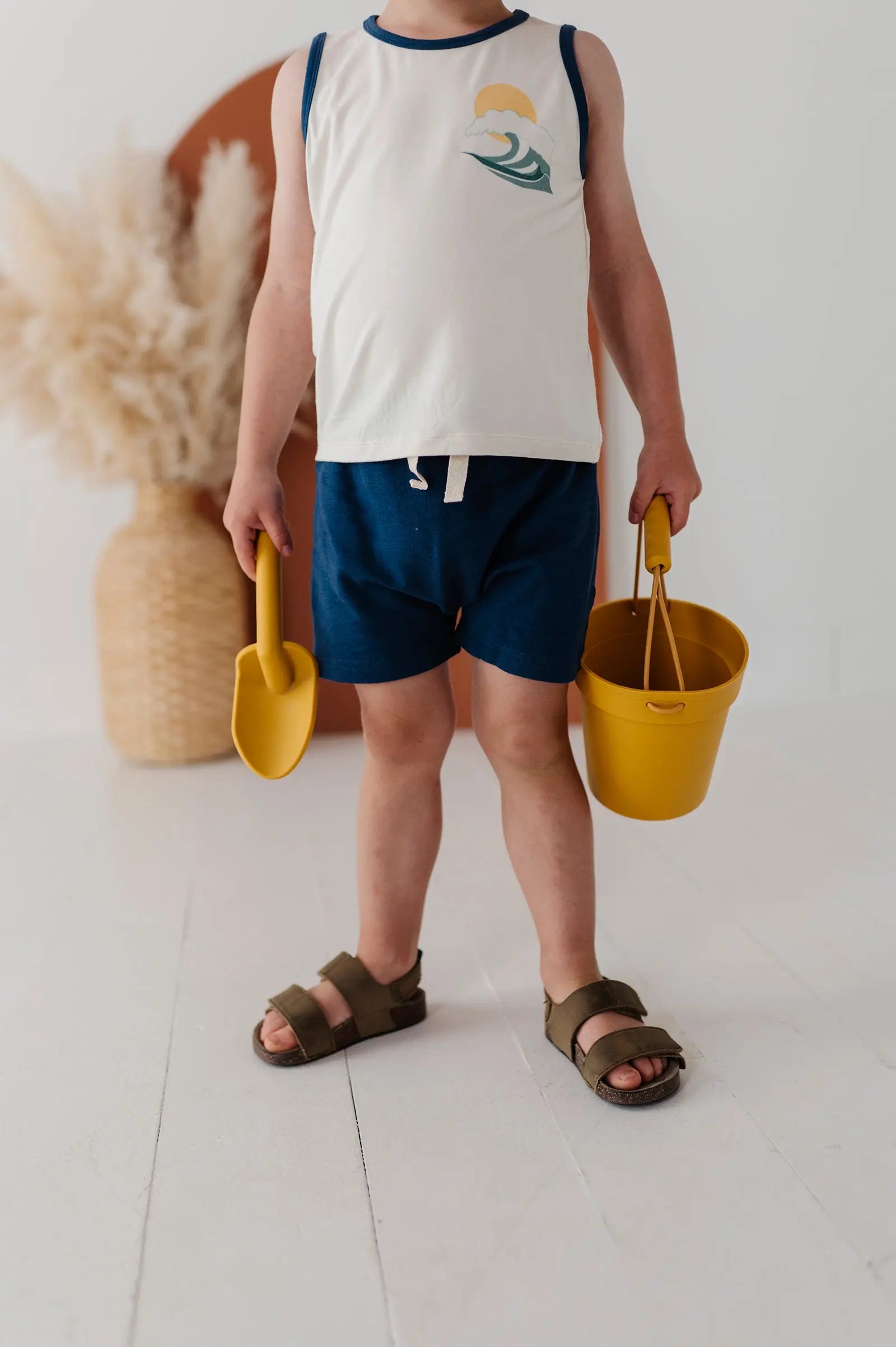 Baby Harem Shorts in Navy Babysprouts