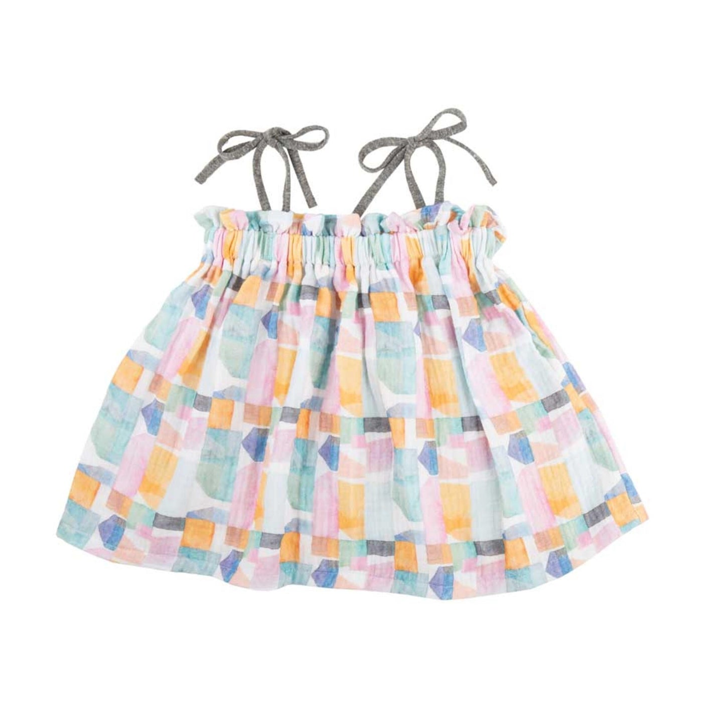 Kid Watercolor Tie Top