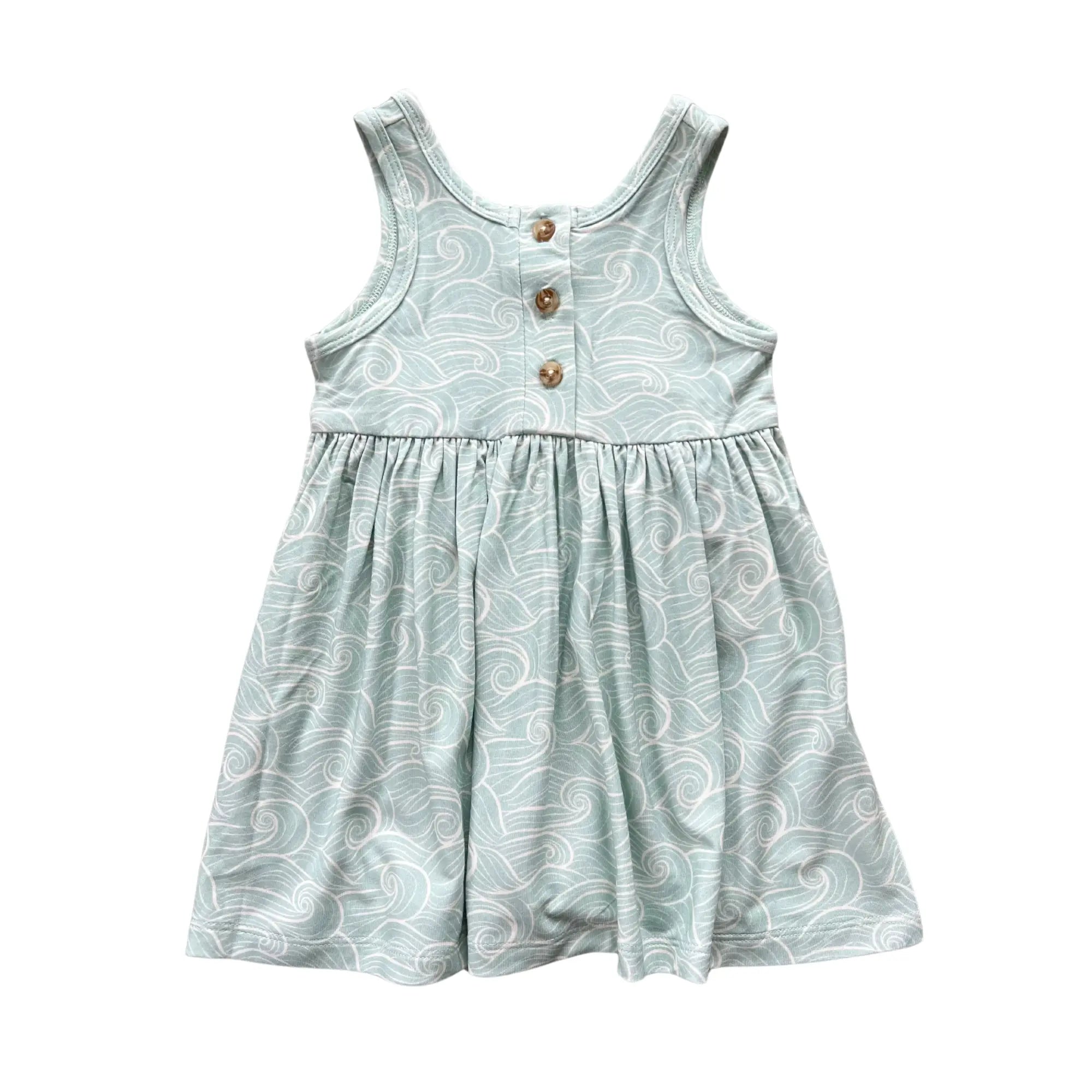 Kids Beach Wave Tank Dress GIGGLES LA GIGGLES LA kids-beach-wave-tank-dress-giggles-la-giggles-la
