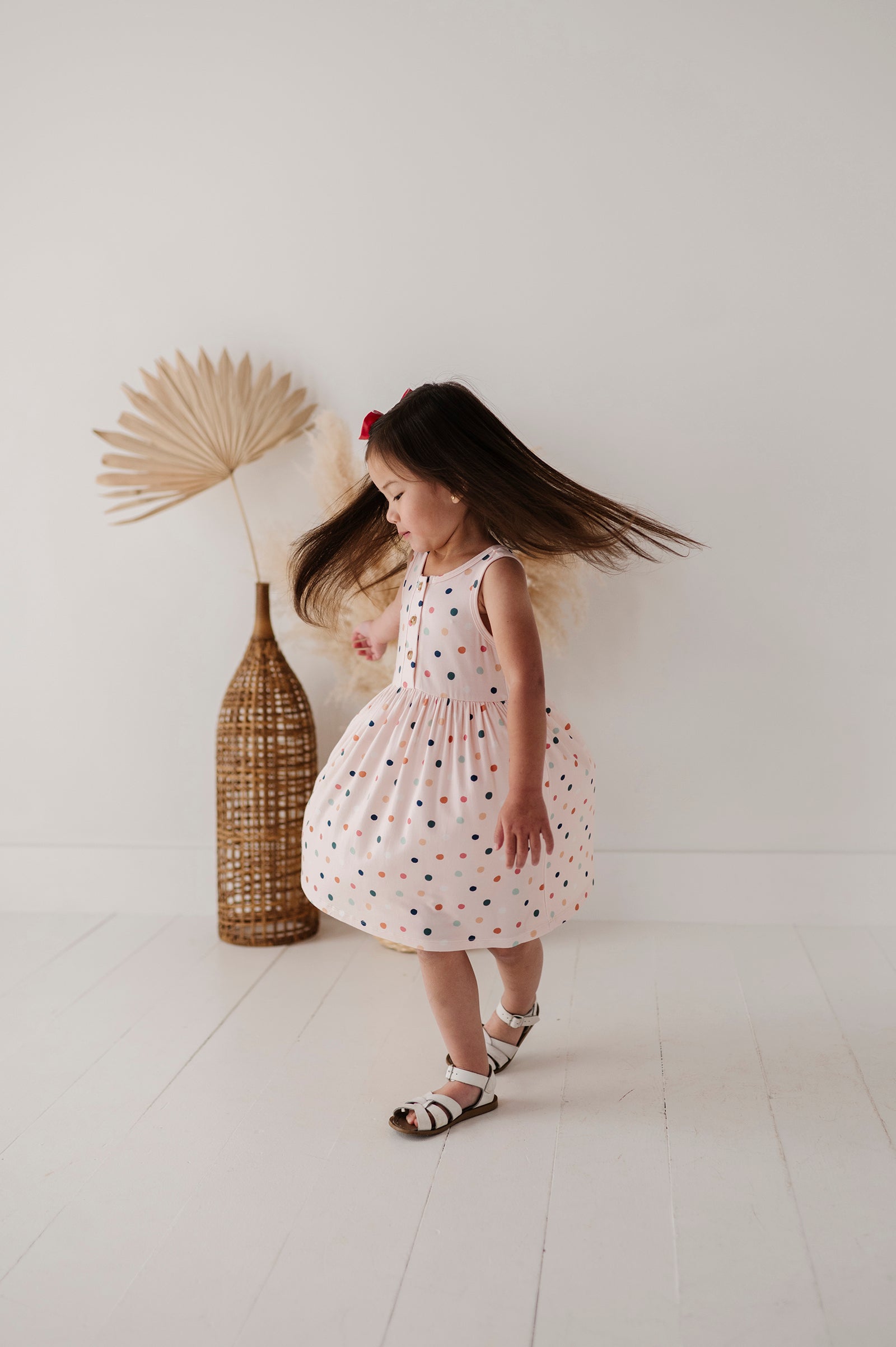 Baby Summer Polka Dots Tank Dress Babysprouts