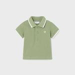 Baby Sunday Best Collared Shirt in Spring Green mayoral