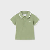 Baby Sunday Best Collared Shirt in Spring Green mayoral