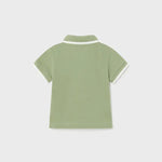 Baby Sunday Best Collared Shirt in Spring Green mayoral