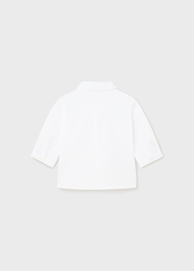 Baby Sunday Best Long Sleeve Button Down with Bow Tie mayoral