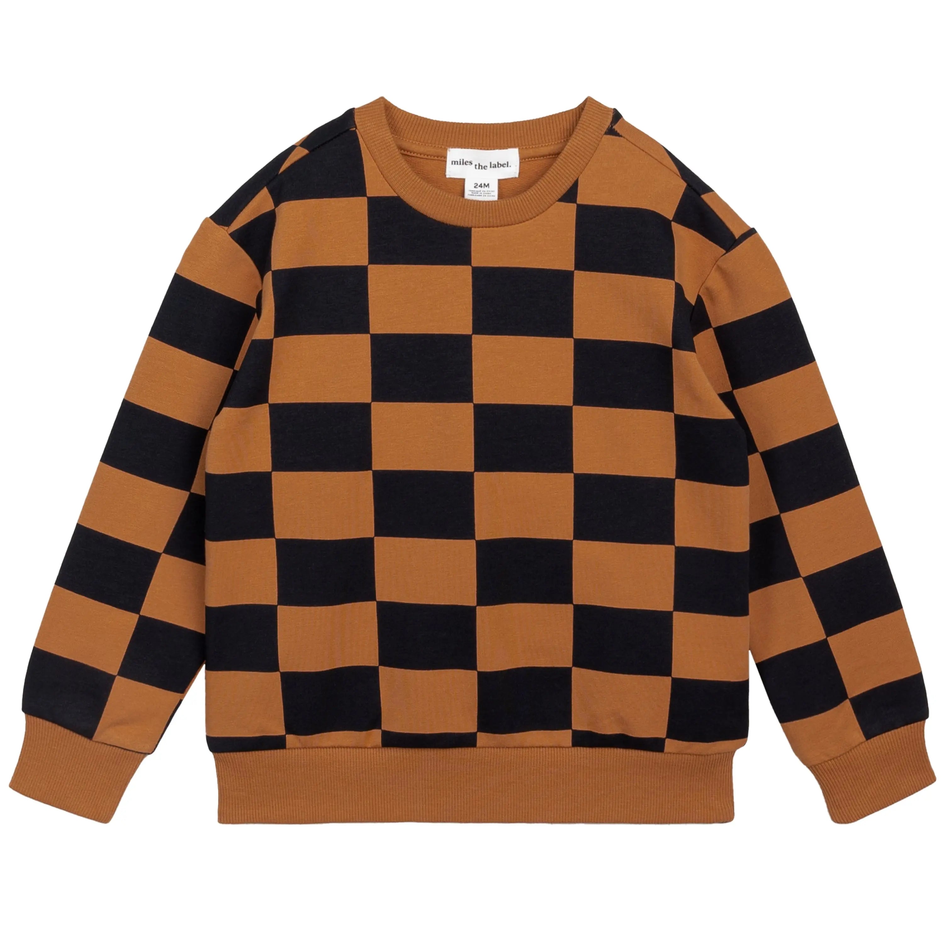 Toddler Checkered Sweater GIGGLES LA GIGGLES LA toddler-checkered-sweater-giggles-la-giggles-la