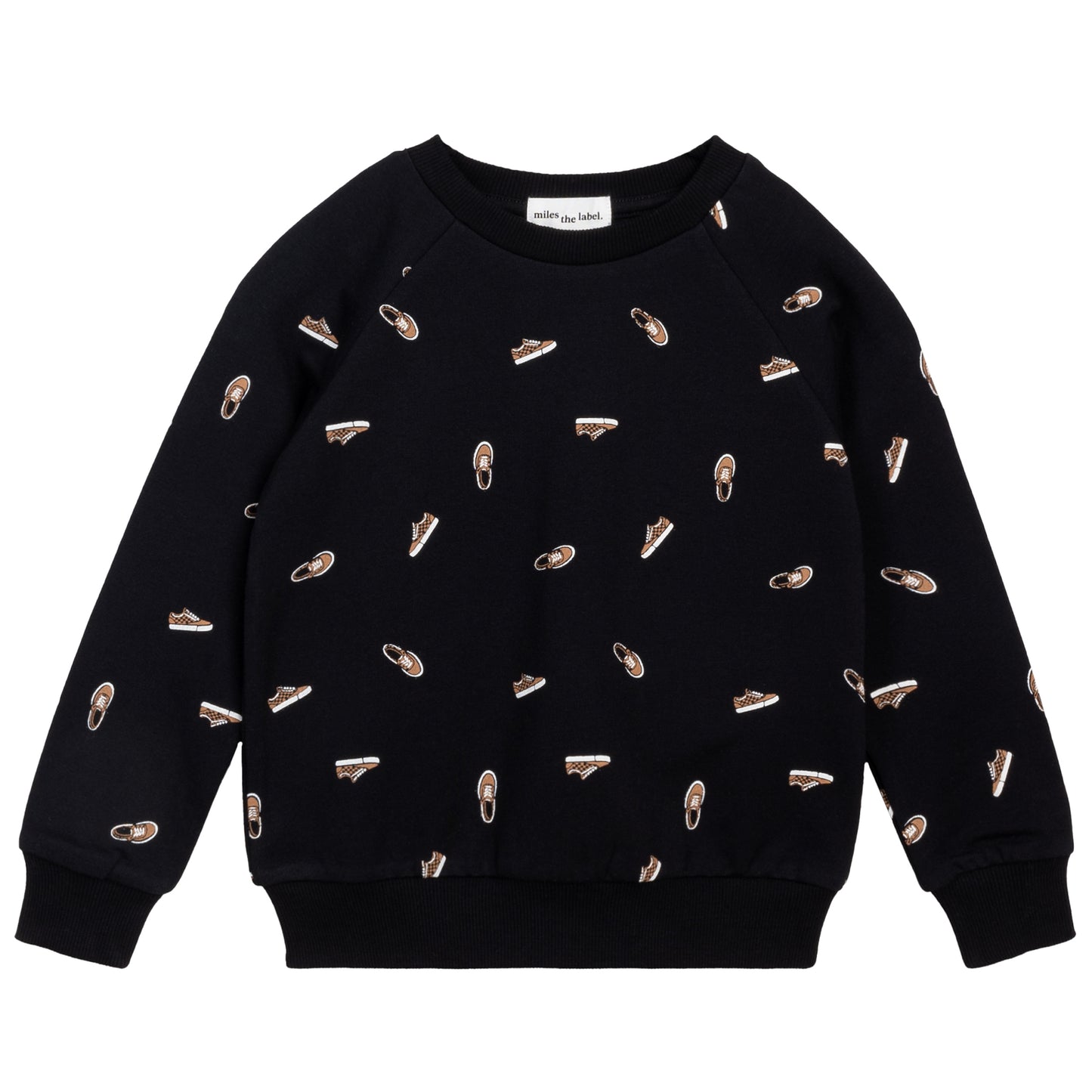 Toddler Black Sneaker Sweater