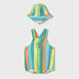 Baby Sunny Stripes Overall Set mayoral