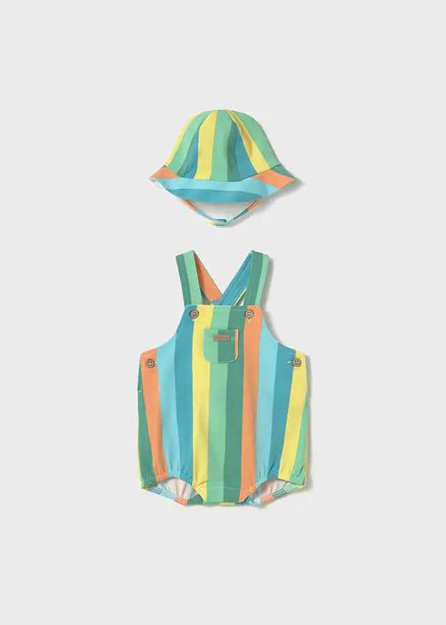 Baby Sunny Stripes Overall Set mayoral