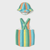 Baby Sunny Stripes Overall Set mayoral