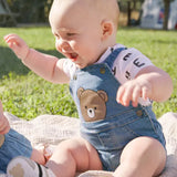 Baby Bear Hug Denim Overall Set mayoral