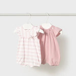 Baby Perfectly Pink Short Bodysuit Set mayoral