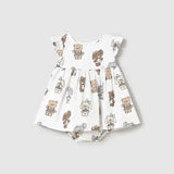 Baby Teddy & Bunny Playdate Dress mayoral