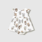 Baby Teddy & Bunny Playdate Dress mayoral
