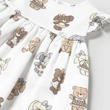 Baby Teddy & Bunny Playdate Dress mayoral