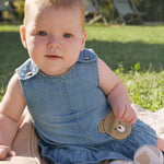 Baby Teddy Bear Denim Dress & Hat mayoral