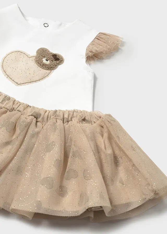 Baby Bear Hug Tulle Dress mayoral