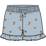 Toddler Sunflowers in the Sky Shorts Miles