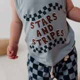 Baby Boy's Tank Top - Stars and Stripes Babysprouts